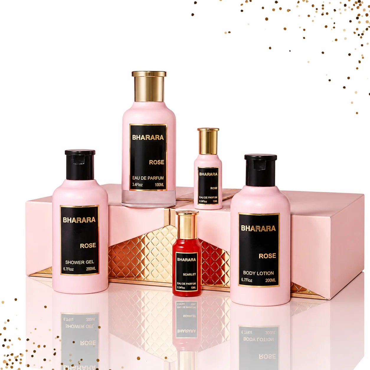 Bharara Rose Gift Set 5 Pc 3.4 Oz EDP
