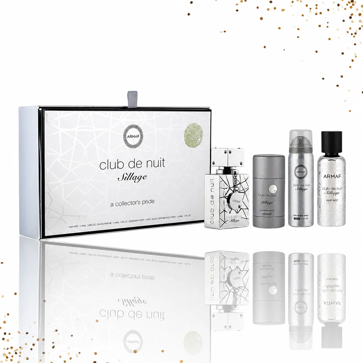 Club De Nuit Sillage By Armaf Gift Set 4 Pcs EDP
