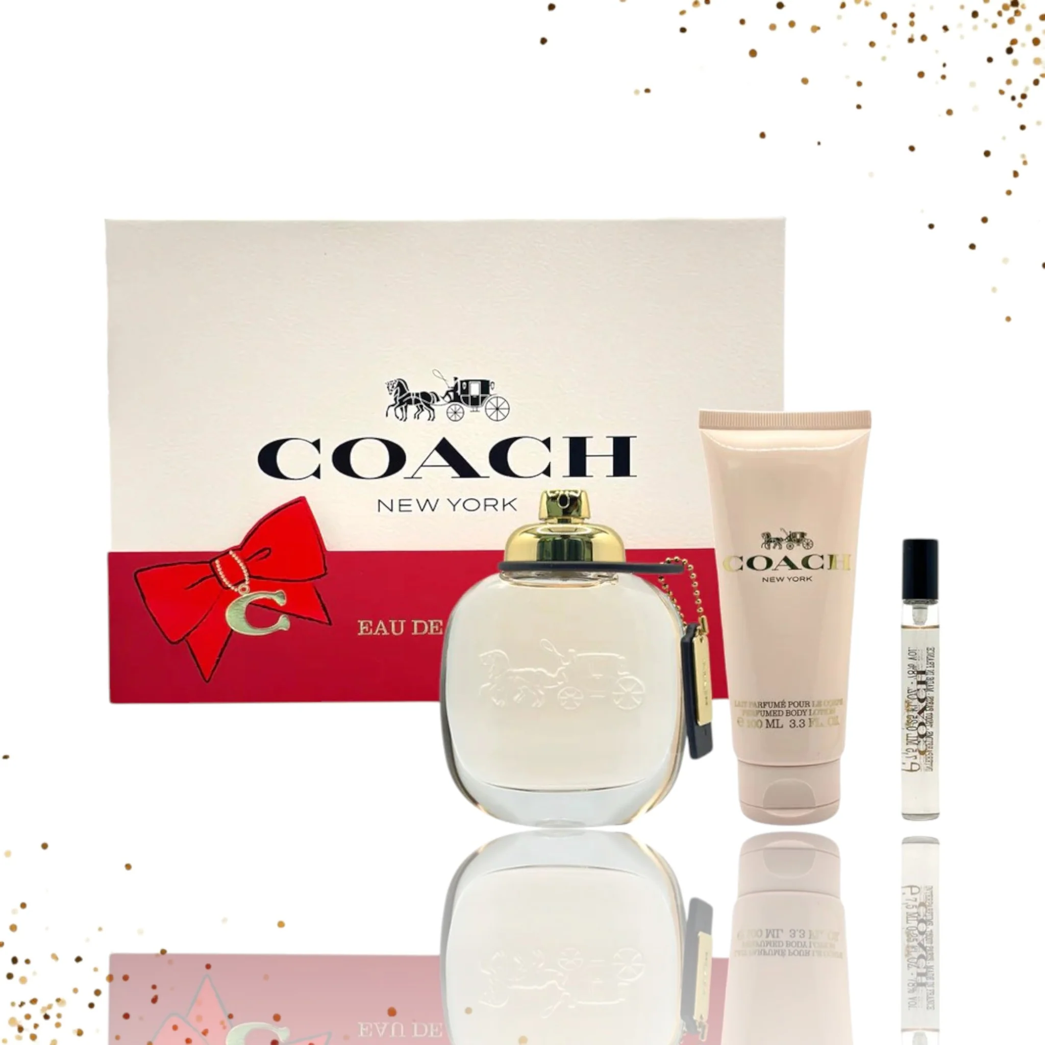 Coach New York Gift Set Christmas 3 Pcs