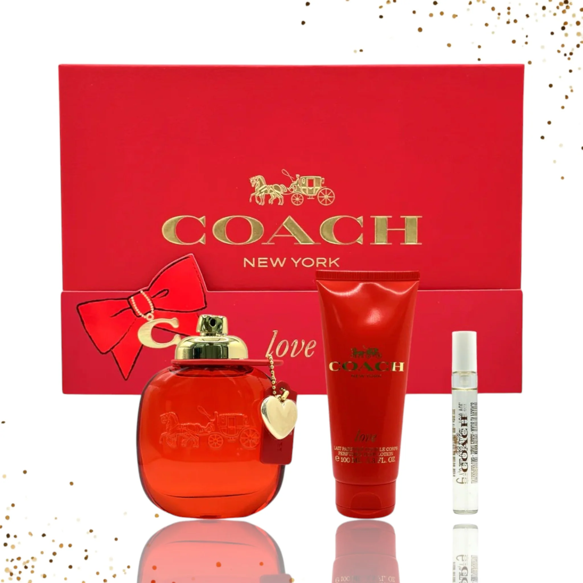 Coach New York Love Gift Set 3 Pcs