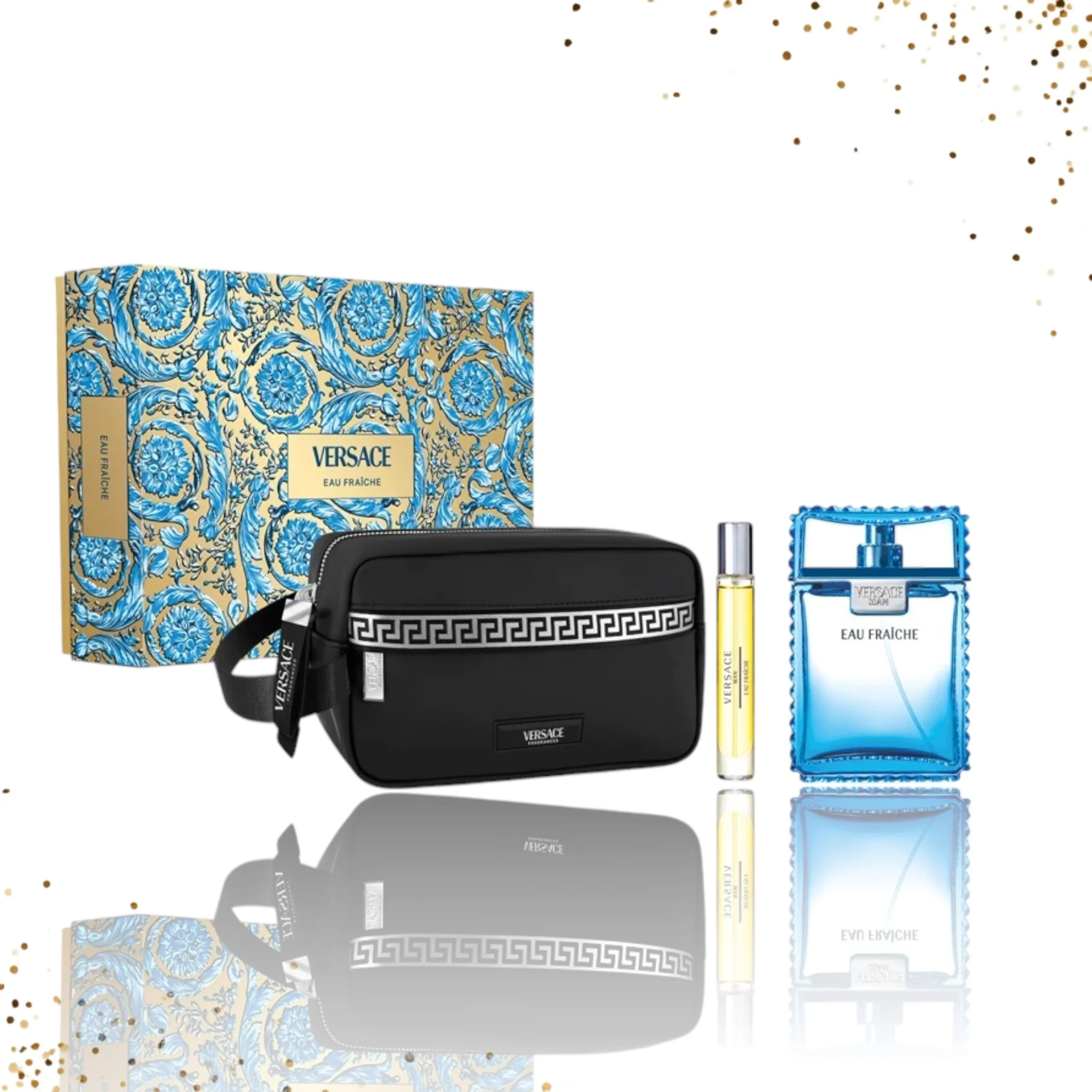 Gift Set Eau Fraiche By Versace 3 Pcs