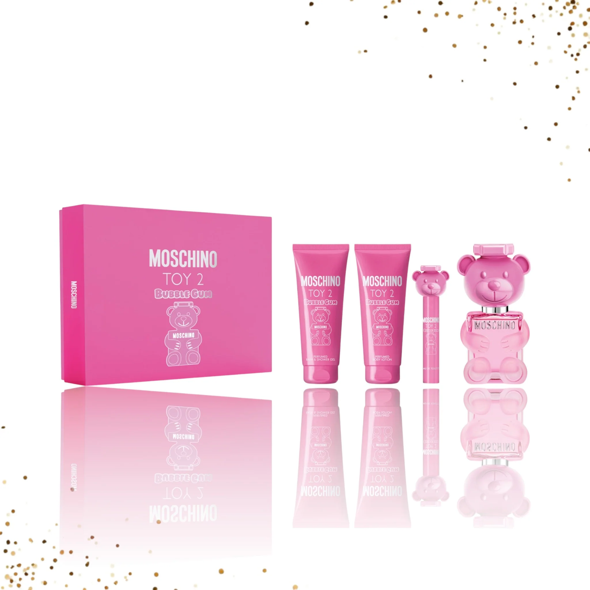 Toy 2 Bubble Gum by Moschino Gift Set 4 Pcs