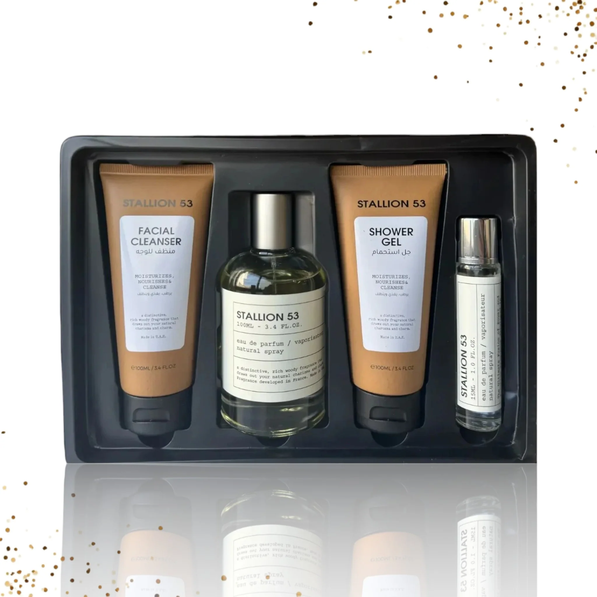 Stallion 53 Gift Set 4 in 1 EDP 3.4 Oz